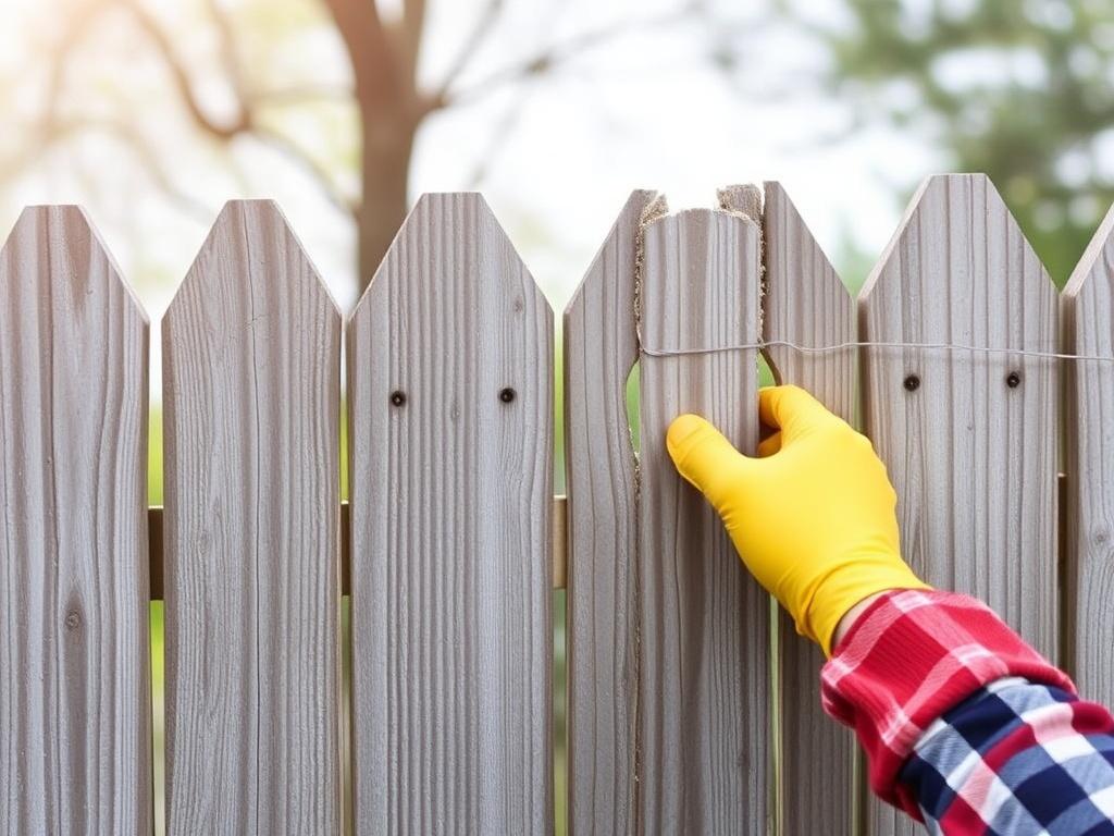     Repairing a Damaged Fence. Consejos para Mantener Tu Cerca en Buen Estado