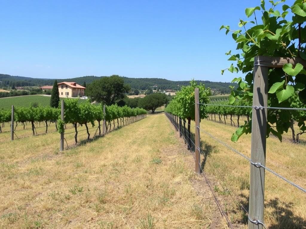     Zaun für den Weinberg: Tradition und Moderne. Conseils pratiques pour installer une clôture sur un vignoble