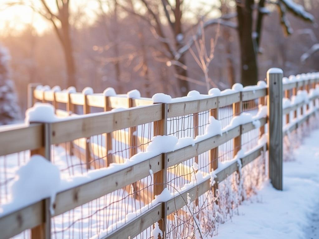 Best fences for high snowfall regions. Style and Functional Enhancements for Winter Fencing