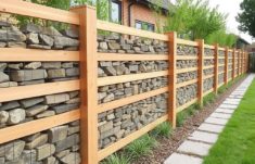 Zaun aus Gabionen : Modern und stabil – une solution innovante pour votre jardin