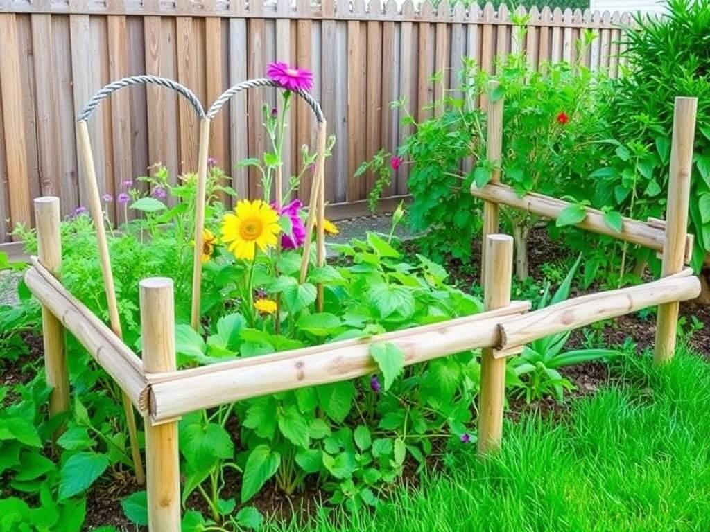 Fences for gardens and vegetable patches. Creative Ideas for Garden and Vegetable Patch Fences