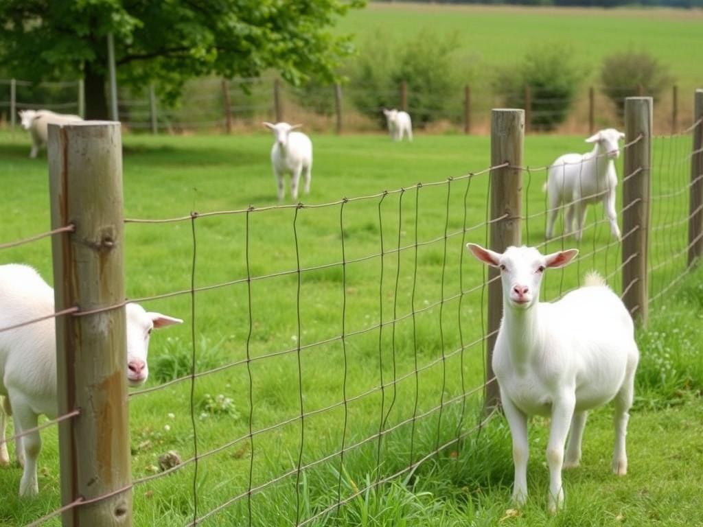 Fences for goats and sheep. Types of Fencing for Goats and Sheep