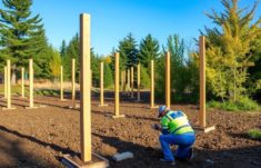 Installation des poteaux : bonnes pratiques pour un résultat durable et sécurisé