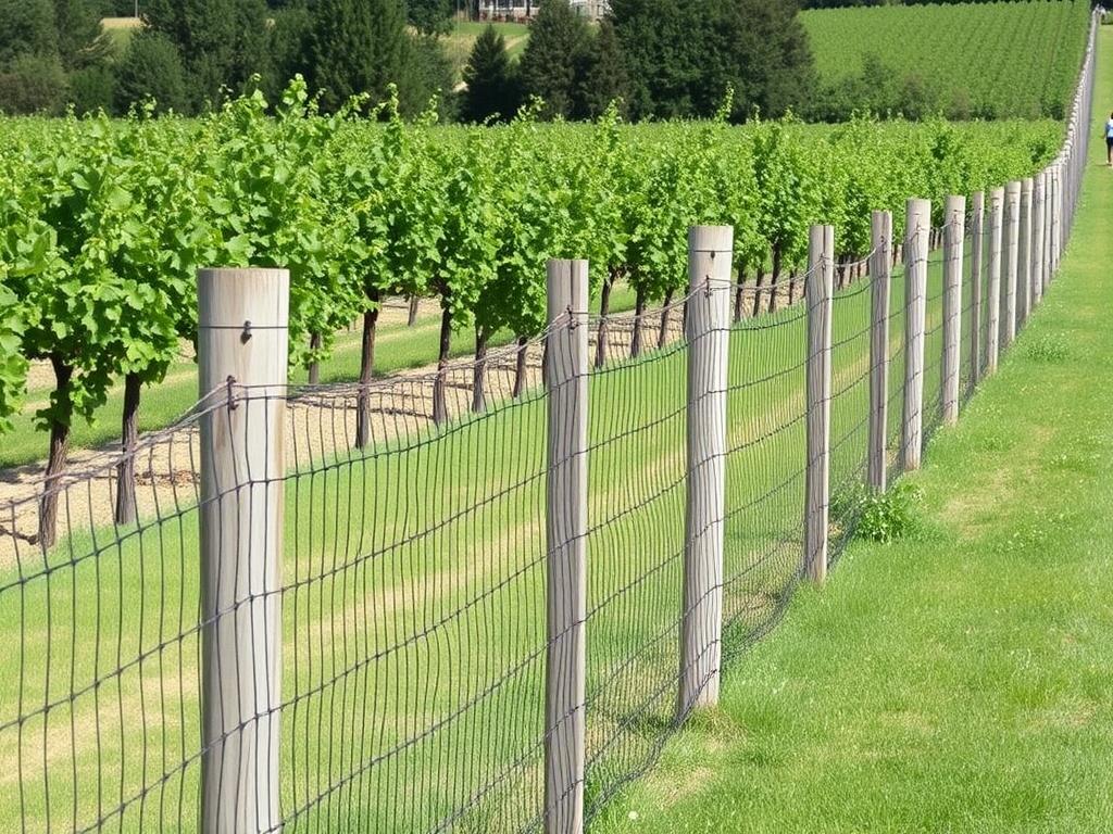     Clôtures pour vignobles : protection et tradition. Les matériaux et techniques modernes pour clôturer un vignoble