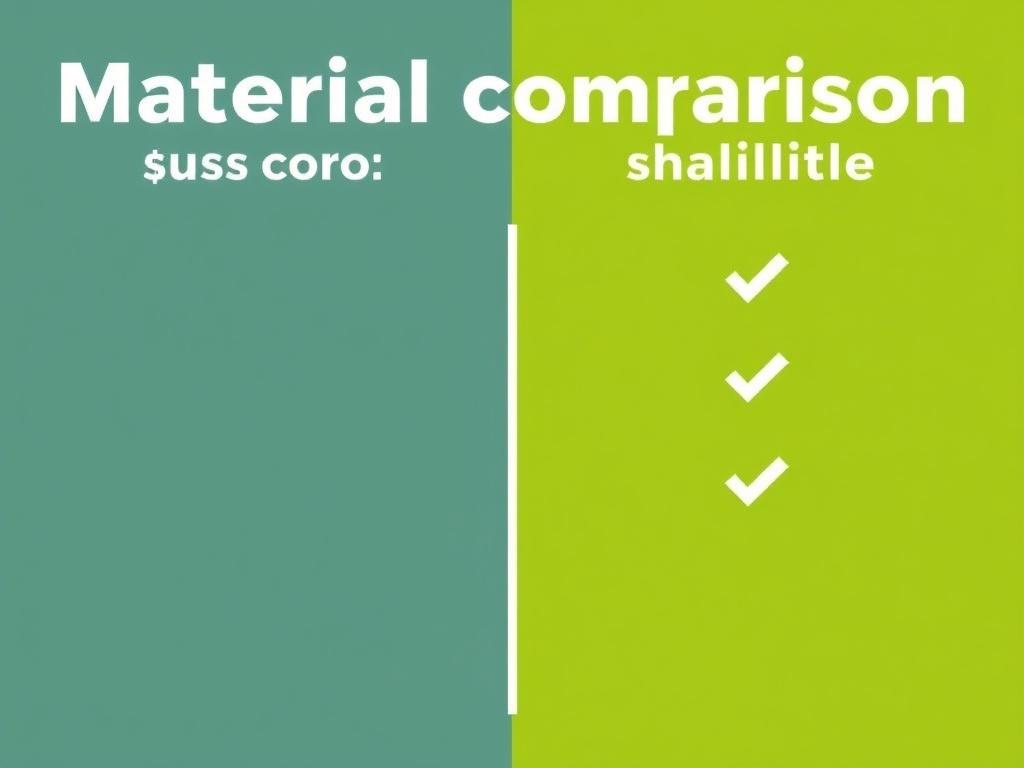     Materialvergleich: Kosten und Haltbarkeit. Tipps für die Wahl des richtigen Materials