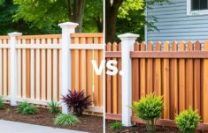 Clôtures en bois vs. PVC : Quel est le meilleur choix ?
