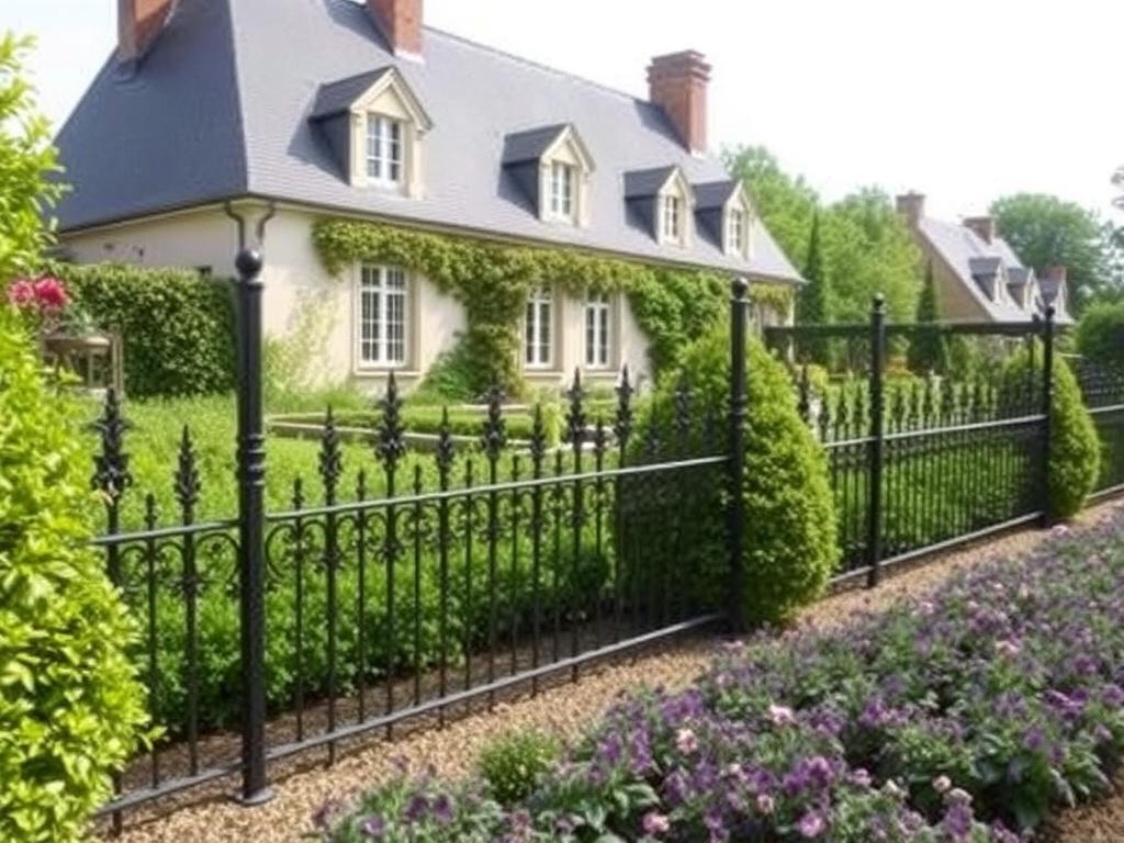Les clôtures dans les jardins à la française.. Tipos y estilos de clôtures en los jardins à la française