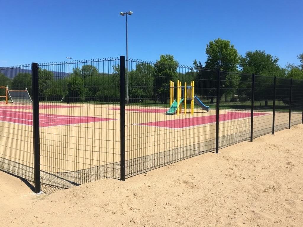 Les clôtures pour terrain de jeux ou aire de sport.. Conclusión