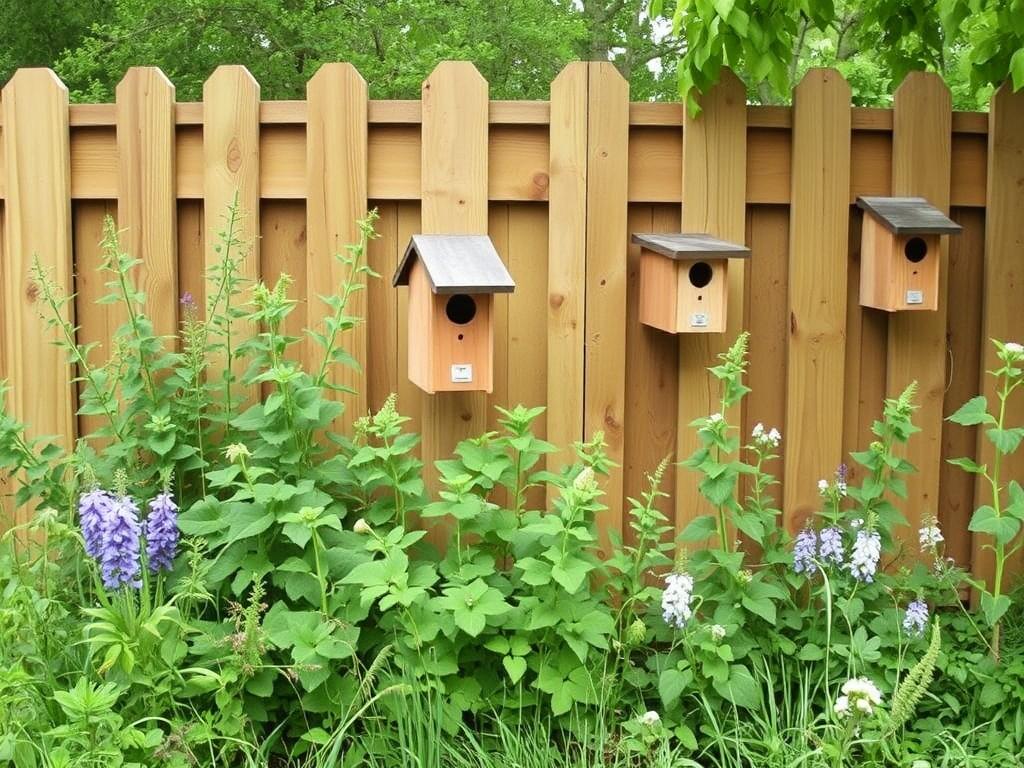 Les clôtures qui favorisent la biodiversité (nichoirs intégrés).. Cómo instalar y mantener una clôture con nichoirs intégrés