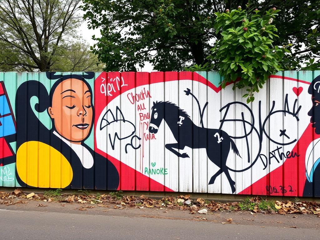 Les clôtures comme support de street art.. Cómo medir el éxito de una intervención sobre vallas