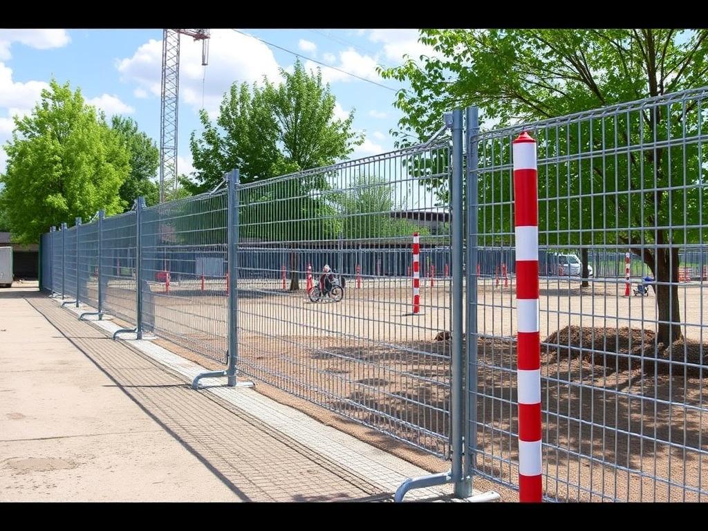 Sécuriser un chantier avec une clôture temporaire.. Diseño e instalación paso a paso: desde la planificación hasta la puesta en marcha