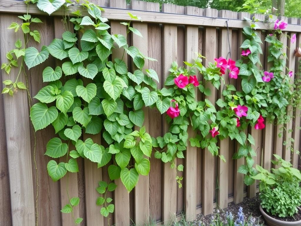 Les clôtures comme support de plantes grimpantes.. Costos estimados y planificación a largo plazo