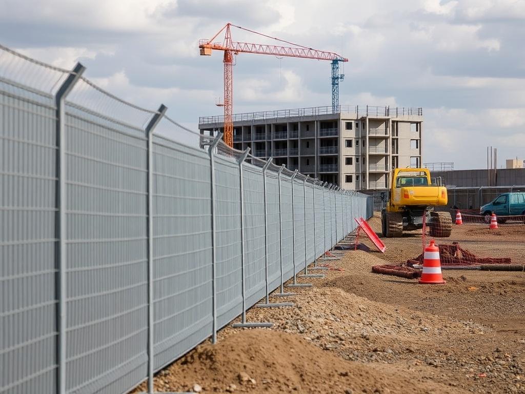 Sécuriser un chantier avec une clôture temporaire.. Casos prácticos y soluciones creativas