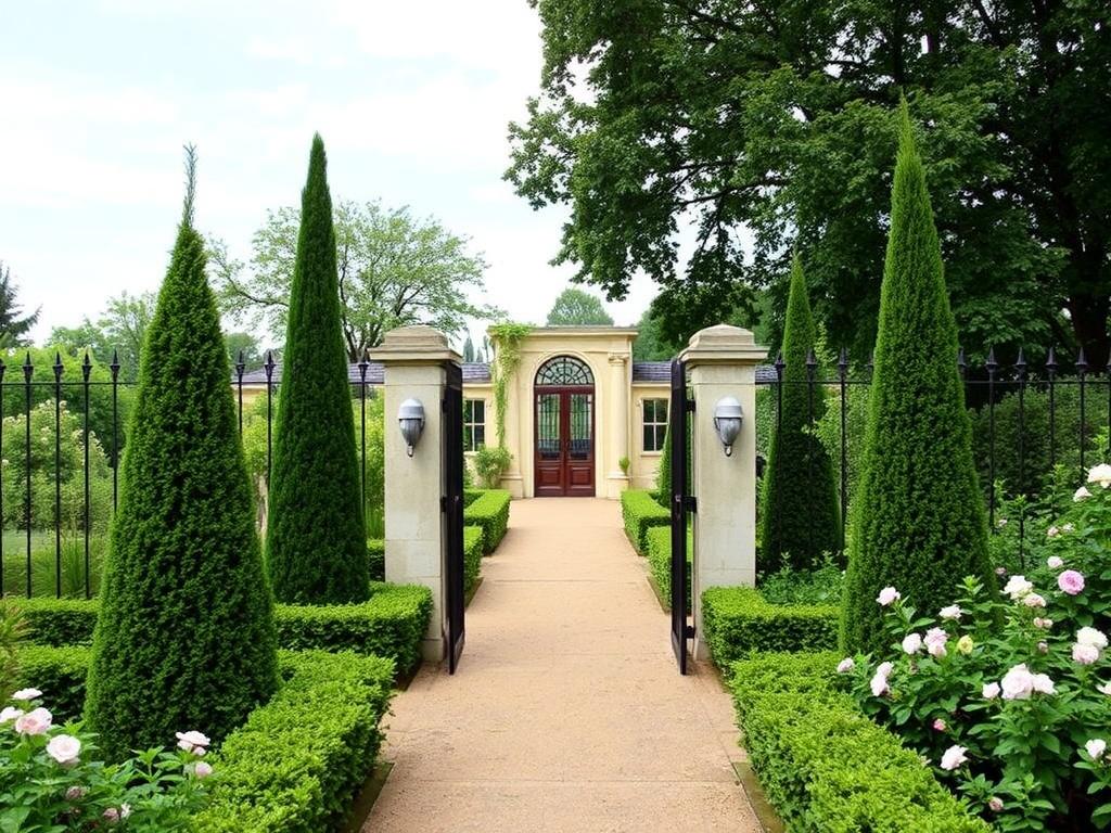 Les clôtures dans les jardins à la française.. Conclusión