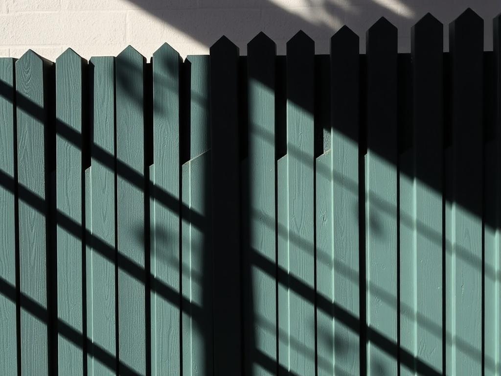 La photographie de clôtures : étude des formes et des ombres.. Uso creativo de las sombras