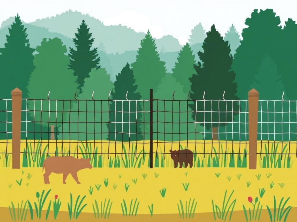 Zäune als Abgrenzung zu Wildtieren. Buenas prácticas: lista de verificación antes de instalar