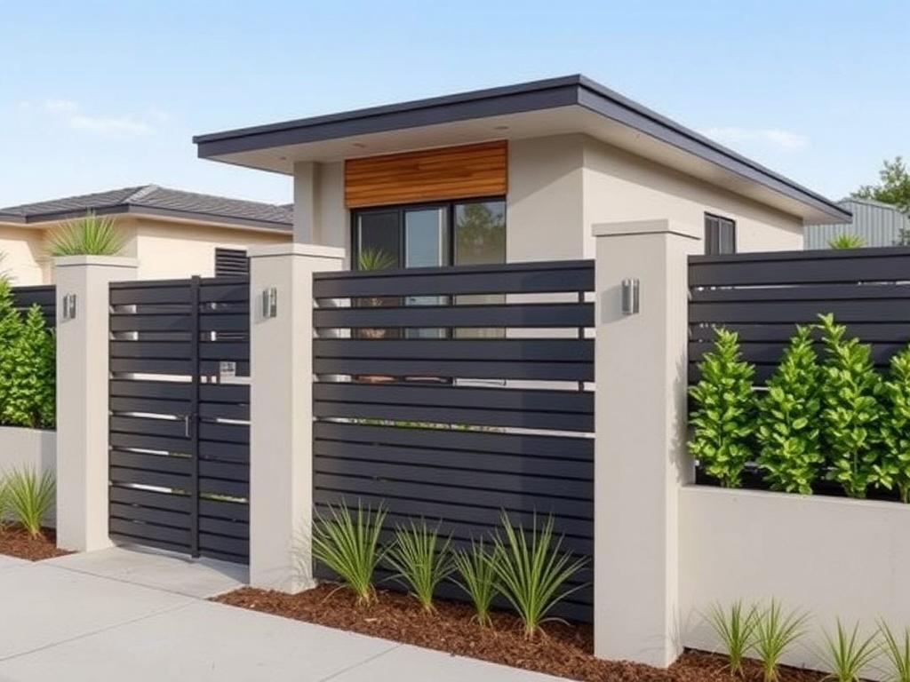Modern Fence Design: Minimalism and Clean Lines. Diseños inspiradores: ejemplos y combinaciones que funcionan