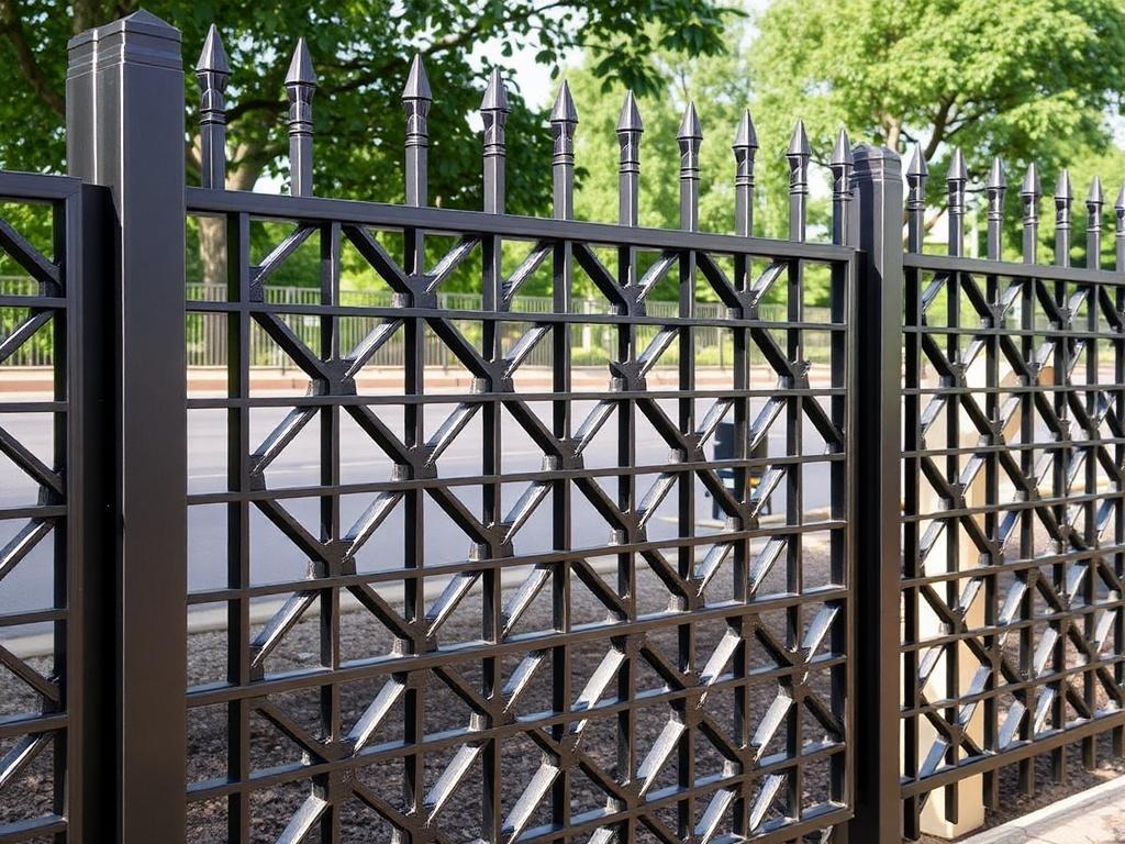 Les clôtures à motif géométrique en métal.. Cómo planificar el proyecto: pasos prácticos