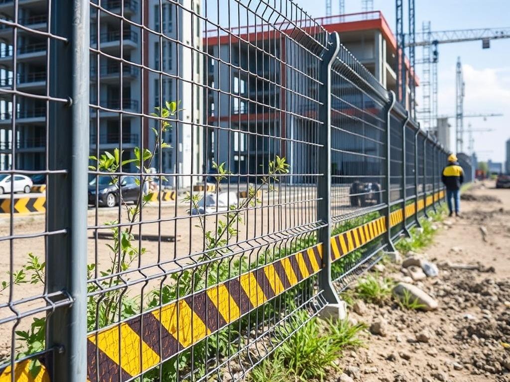 Der Schutzzaun auf Baustellen. Mantenimiento e inspección: la valla como sistema vivo