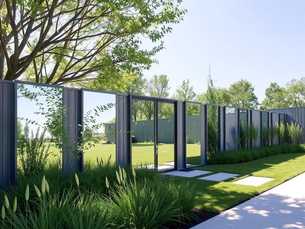 Incorporating Mirrors into a Fence to Expand Space. Conclusión