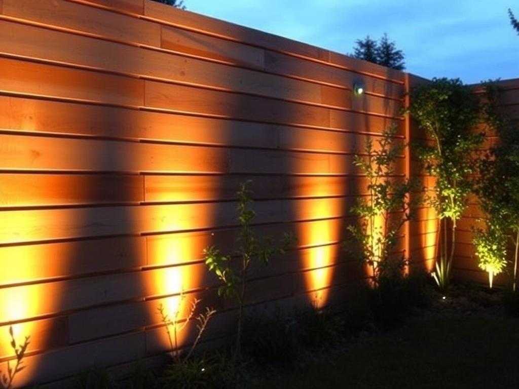 Crear intimidad en el jardín con una valla.. Iluminación y sonido: privacidad sensorial