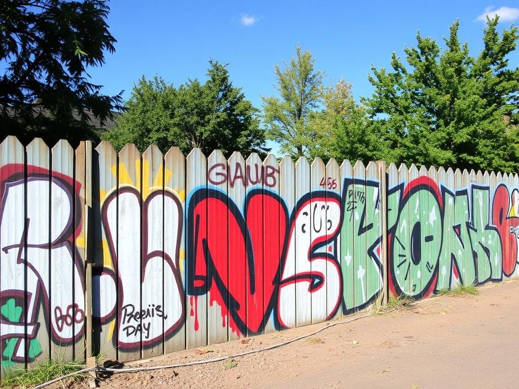 Fences as Canvases: Public Art and Graffiti. El valor social y cultural de las vallas pintadas