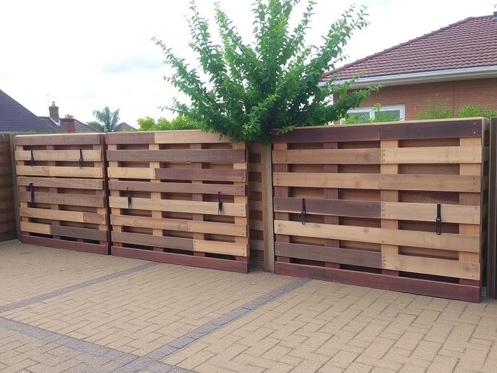 Zäune aus Europaletten: Upcycling-Idee. Conclusión