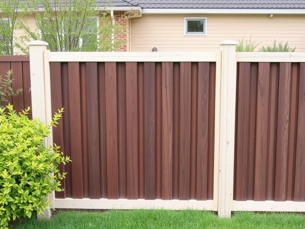 Zaunpaneele selber zusammenbauen. Adaptaciones según el material: madera, metal o PVC