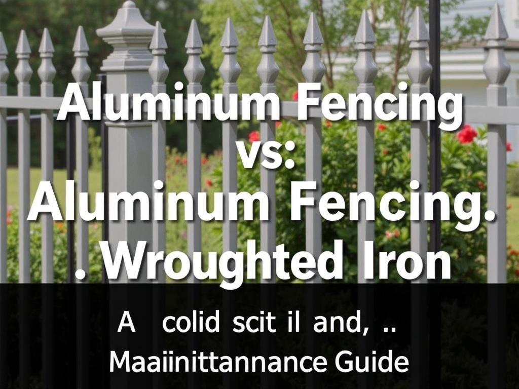 Aluminum Fencing vs. Wrought Iron: A Cost and Maintenance Guide. Mantenimiento paso a paso: limpieza, prevención y reparación