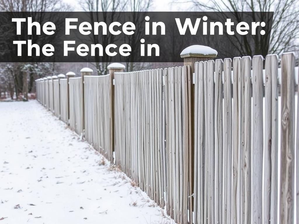 Der Zaun im Winter: Wartung und Pflege. Por qué es crucial preparar la cerca antes del invierno