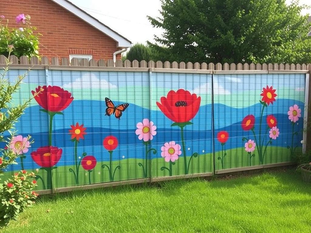 Pintar un mural en tu valla de jardín.. Problemas comunes y cómo solucionarlos