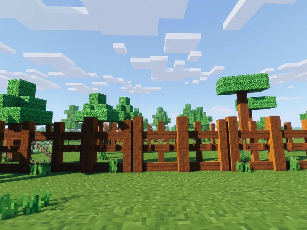 Les clôtures dans les jeux vidéo (Minecraft, etc.).. Estética y narrativa: vallas que cuentan historias