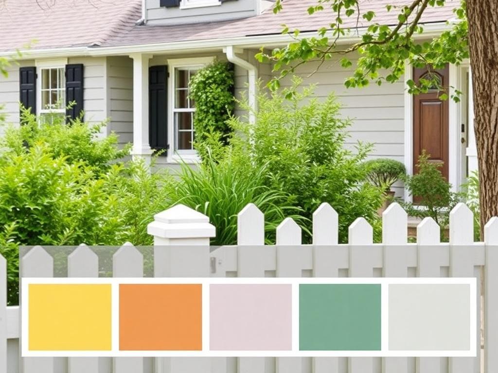 How to Choose a Fence Color to Complement Your Home. Cómo inspeccionar la paleta de tu casa