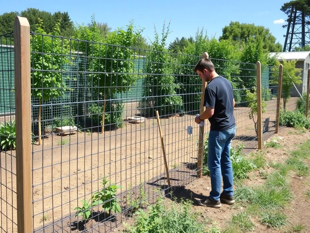 Zaun als Projekt für Schulgarten-AGs. Mantenimiento y seguimiento a largo plazo
