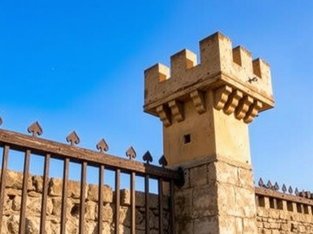 Der historische Stadtmauer-Zaun. El término 'Zaun' y su matiz cultural