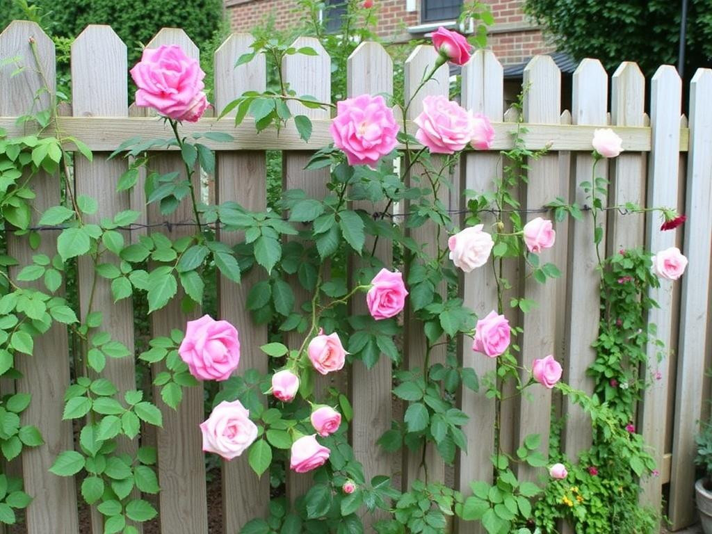 Der Zaun als Rankhilfe für Rosen. Proyectos y ejemplos prácticos para inspirarte