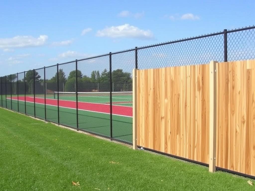 Fences for Sports Fields: Baseball, Tennis, and Golf. Materiales y comparación práctica