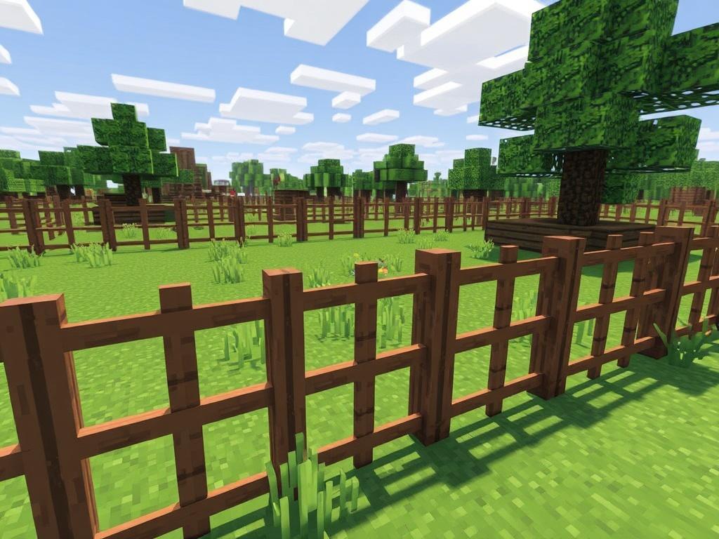 Les clôtures dans les jeux vidéo (Minecraft, etc.).. Multijugador, comunidad y modding: vallas como herramienta social