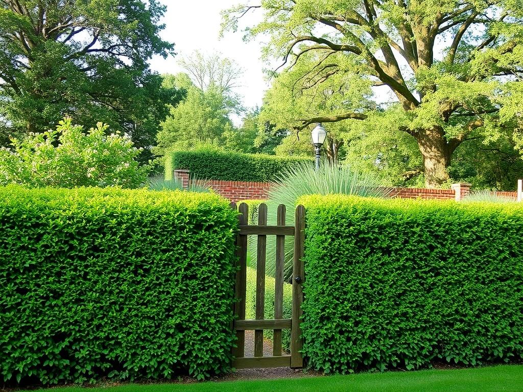 English Garden Fencing: Hedges and Brick Walls. Introducción histórica y estética del cercado inglés