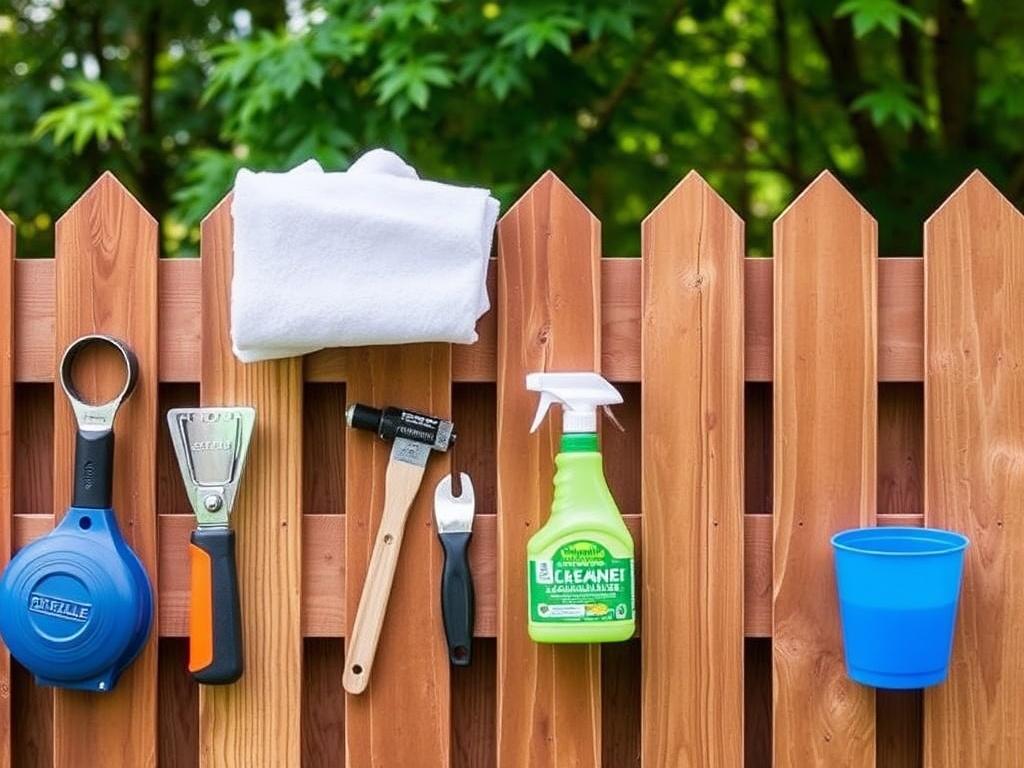 Cómo limpiar y mantener una valla de madera.. Herramientas y materiales necesarios