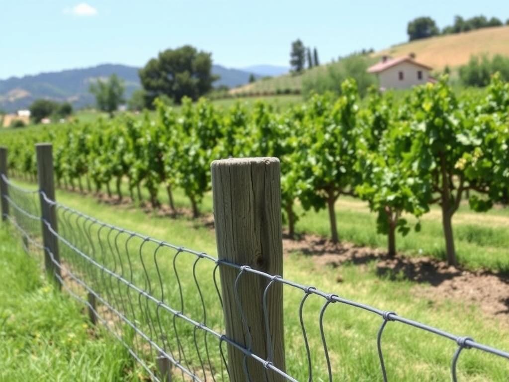 Zäune für den Weinberg. Mantenimiento de las vallas: pautas para prolongar su vida útil