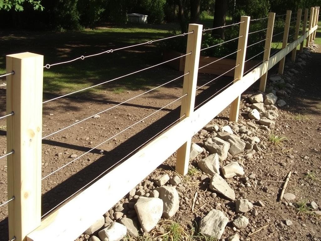 How to Build a Fence on Rocky Ground. Cómo nivelar y alinear la cerca