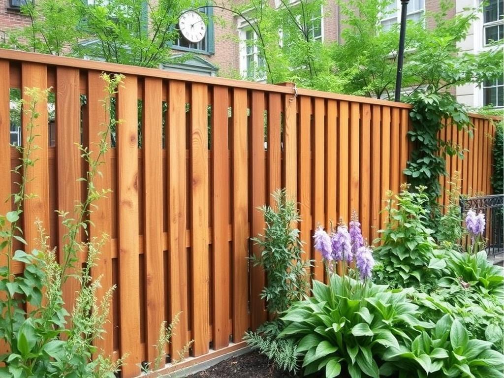 Der Zaun im urbanen Garten. Inspiración final: mezclar estilos y personalizar