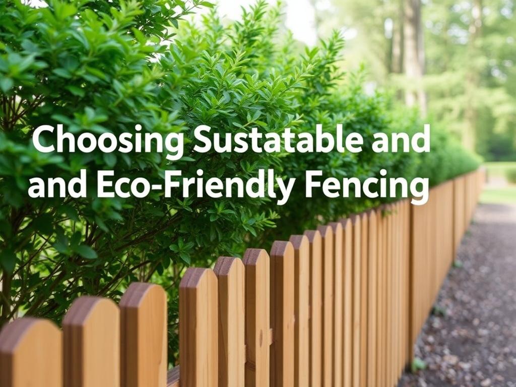 Choosing Sustainable and Eco-Friendly Fencing. ¿Por qué elegir una valla sostenible?