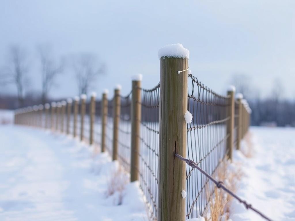 Les clôtures et la neige : résistance et entretien.. Conclusión
