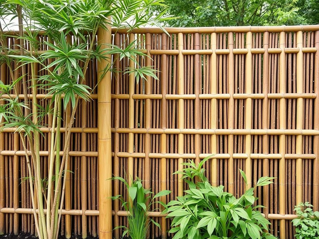 Vallas de bambú: estética oriental y ecológica.. Diseños y combinaciones: integrar la valla de bambú en tu jardín