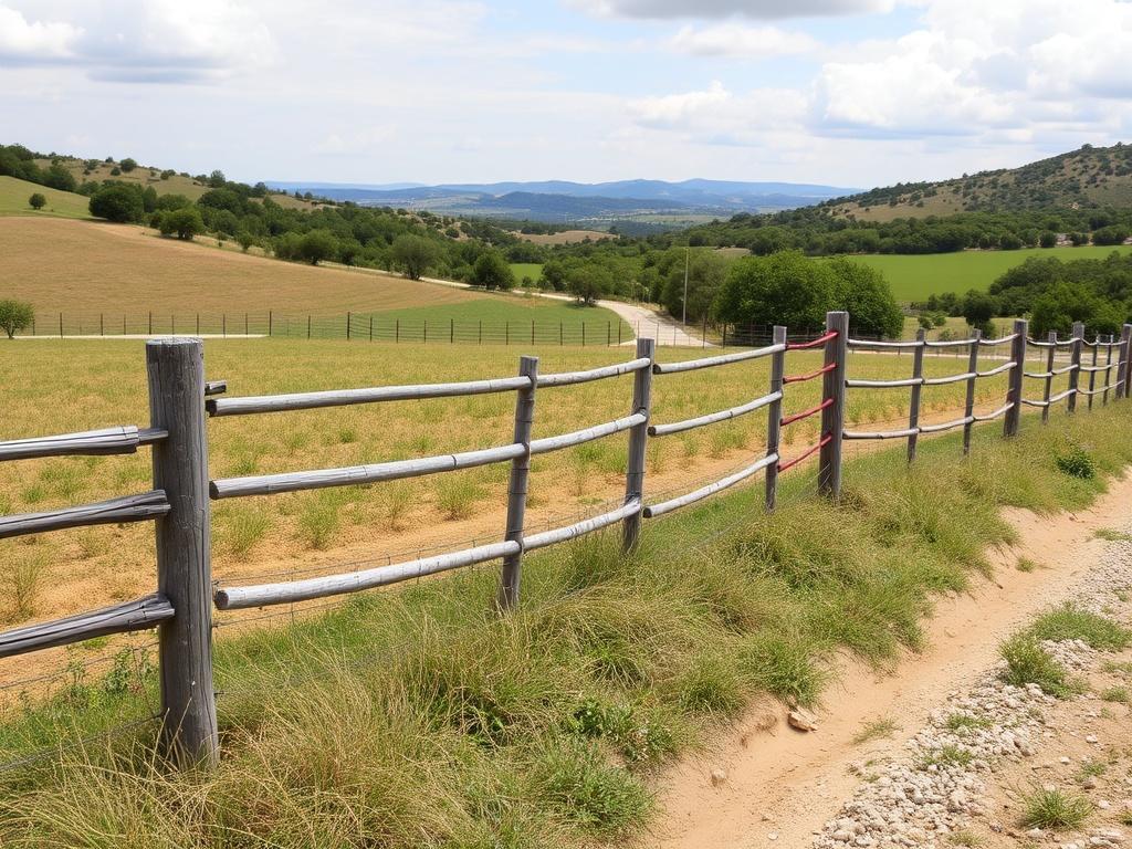 Vallas tradicionales en el campo español.. Funciones prácticas: manejo del ganado, demarcación, protección de cultivo